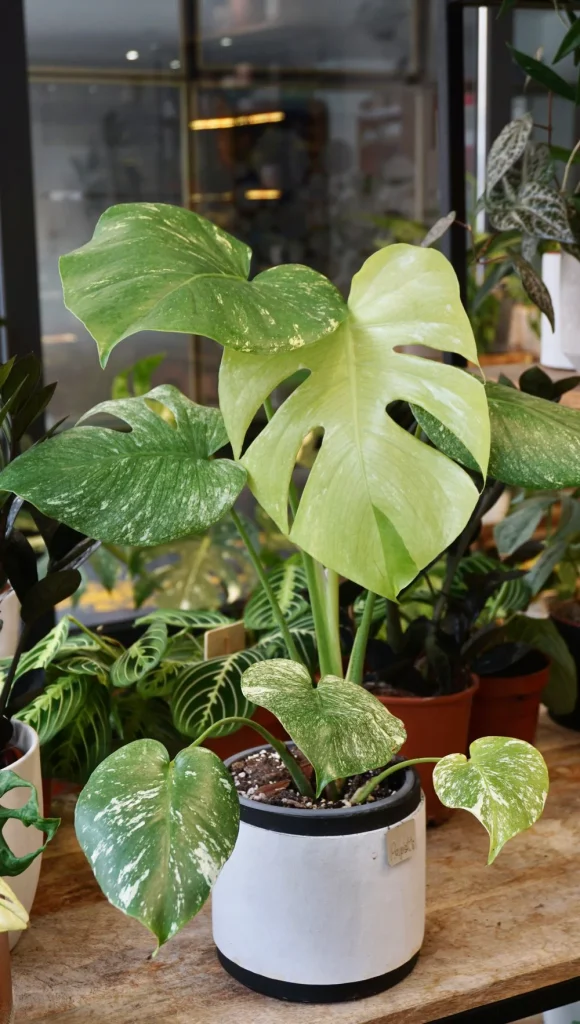 Monstera white monster_Studio Plantes_Pot de 17cm