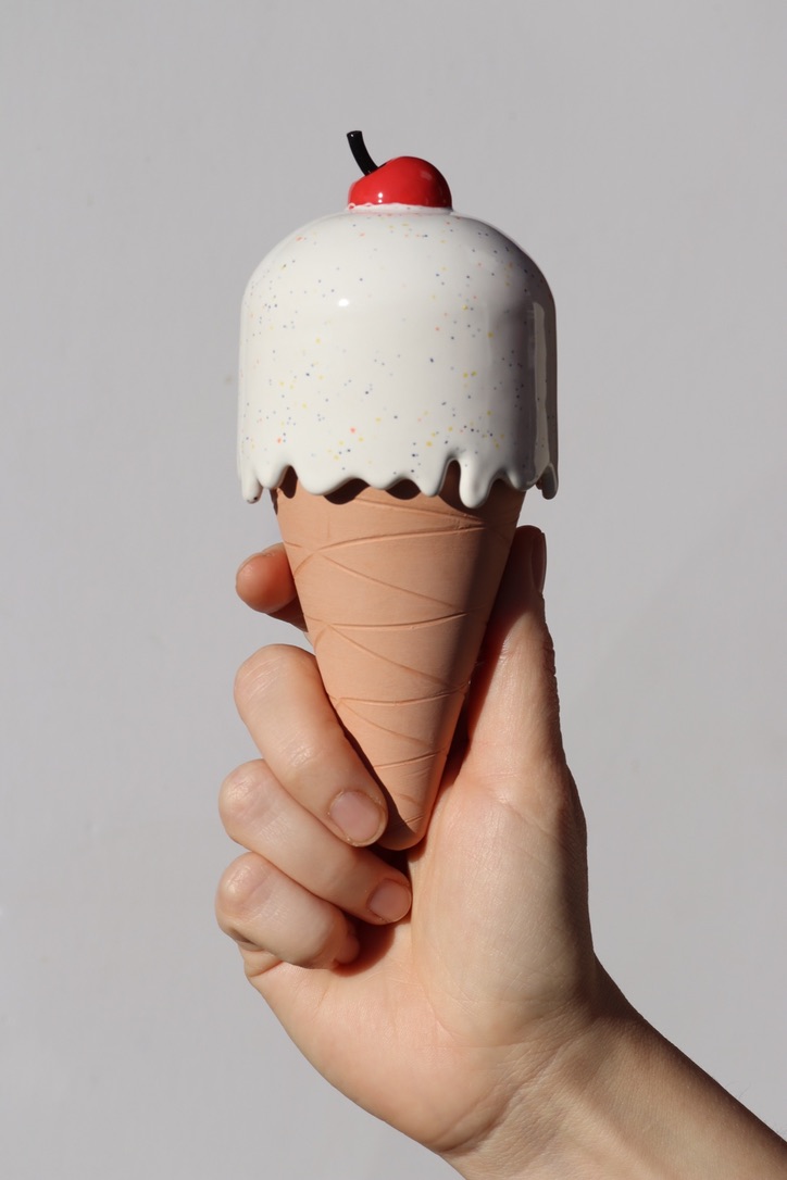 Olla glace paillettes