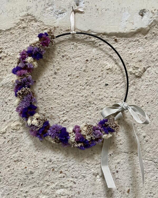 Couronne de fleurs séchées – Image 2