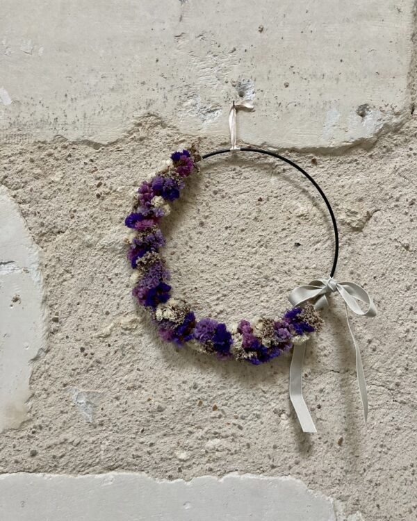 Couronne de fleurs séchées – Image 3