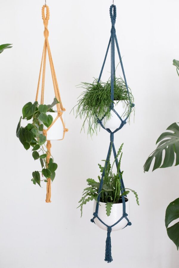 Suspension pour Plantes en Macramé pot max. 14cm – Image 2